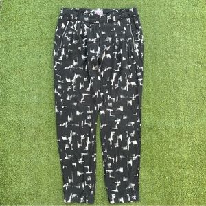 PARKER SILK RUCHED PANTS Preowned size 0 casual brunch